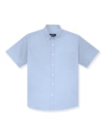 Kemeja Maya Blue Simple Oxford Shirt