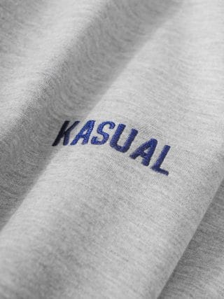 Kaos Grey Oversized Basic KASUAL Honor Tee