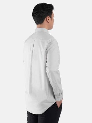 Kasual Basic Oxford Light Grey Shirt