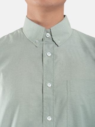 Kasual Basic Oxford Summer Green Shirt