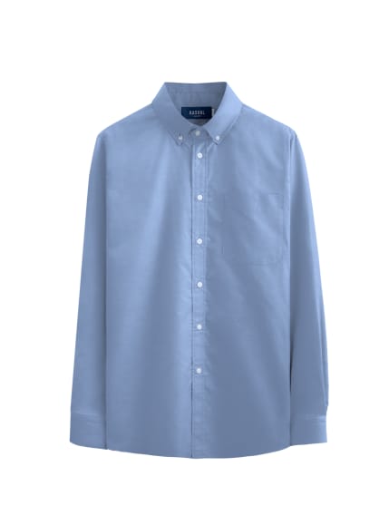 Basic Oxford Maya Blue Shirt