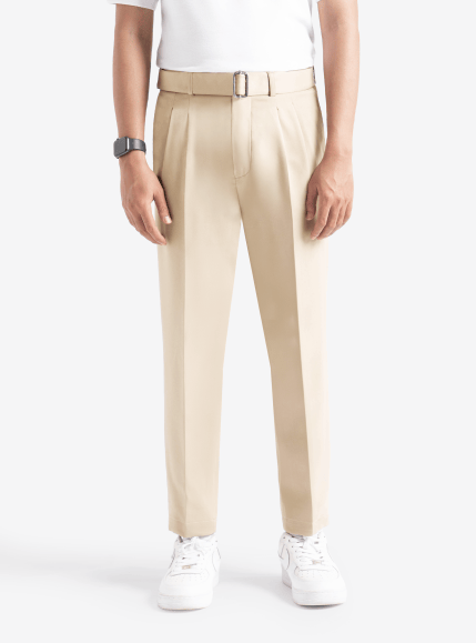 Cream Elite Ankle Pant