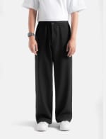 Black Comfy Wide Pant