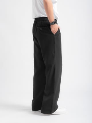 Black Comfy Wide Pant