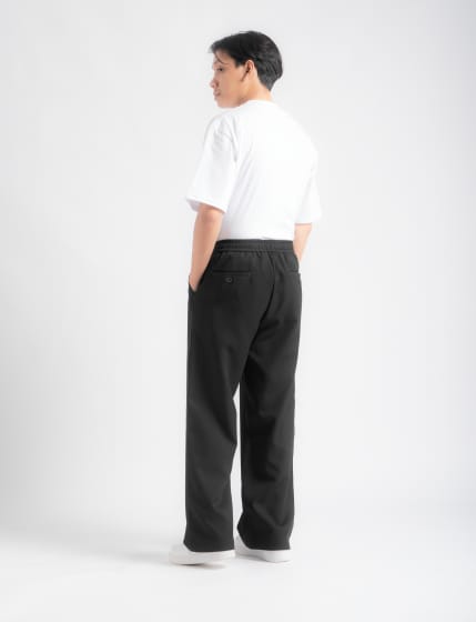 Black Comfy Wide Pant