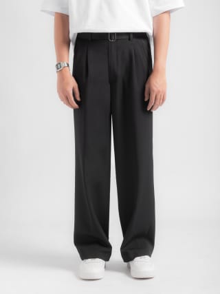 Black Elite Wide Pant