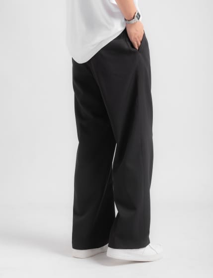 Black Elite Wide Pant