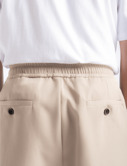 Cream Comfy Wide Pant