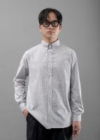 Grey Basic Stripe Shirt