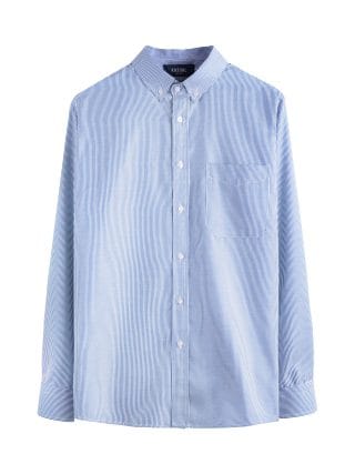 Blue Basic Stripe Shirt