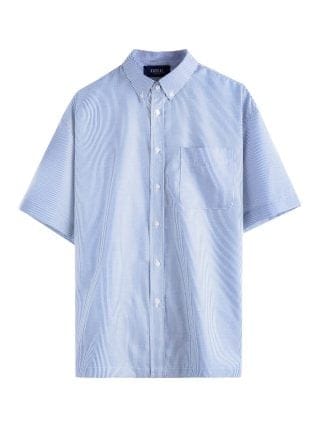 Blue Short Stripe Shirt
