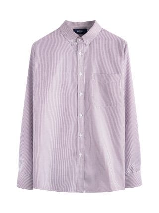 Purple Basic Stripe Shirt