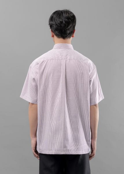 Purple Short Stripe Shirt