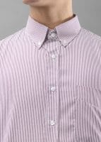 Purple Short Stripe Shirt