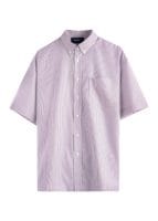 Purple Short Stripe Shirt