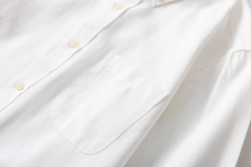 Basic Oxford White Shirt - Kasual
