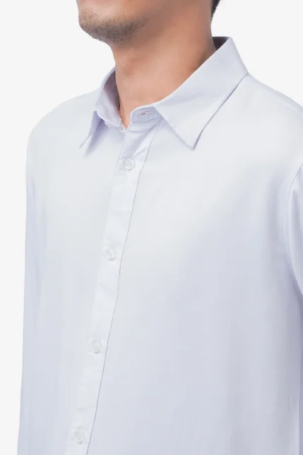 Parlor Frost White Poplin Shirt