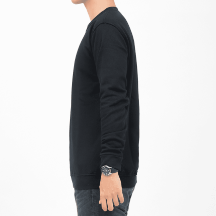 Sweater Crewneck Black Shirt