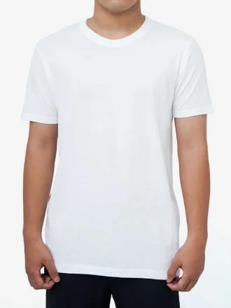 Crew White Tee