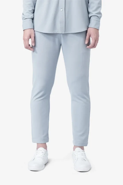 Light Grey Ankle NeoKnit Pants