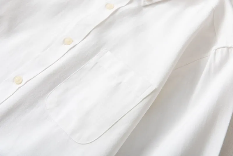 Basic Oxford White Shirt - foto 3