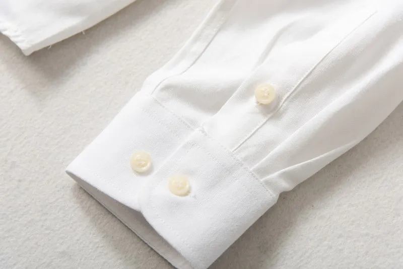 Basic Oxford White Shirt - foto 6