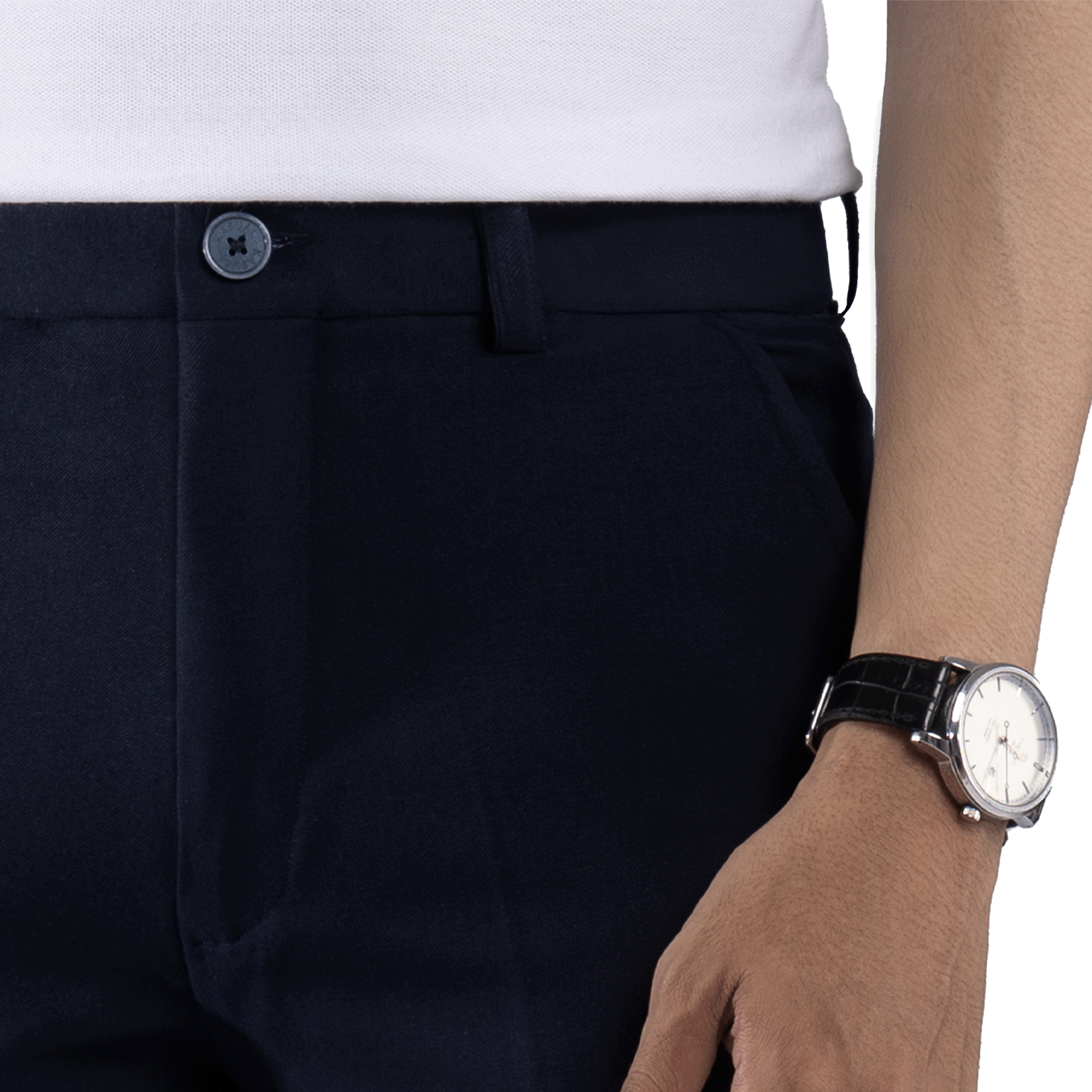 Celana Navy Blue Ankle Classic - foto 3