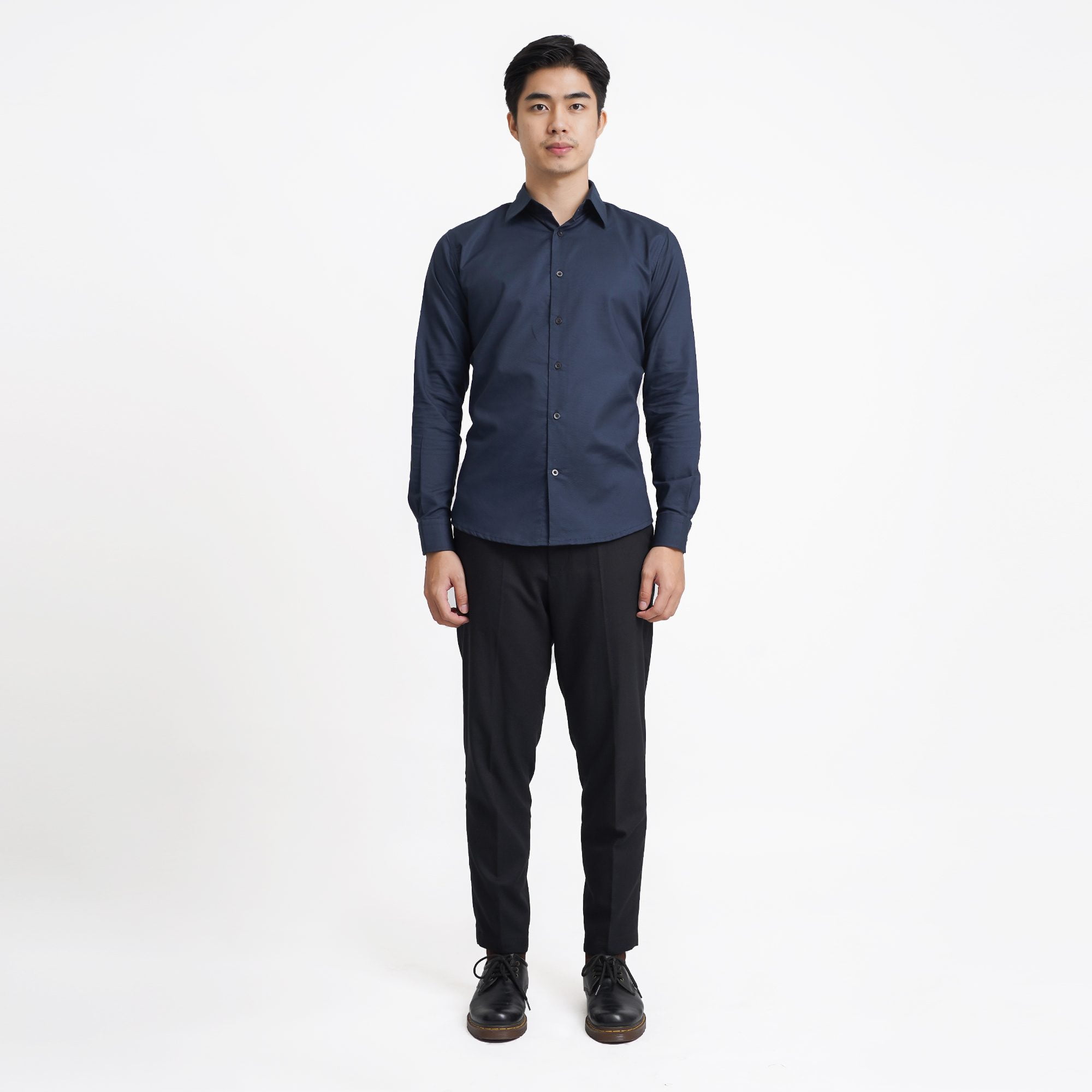 Classic Oxford Navy Shirt Slim Fit - foto 2