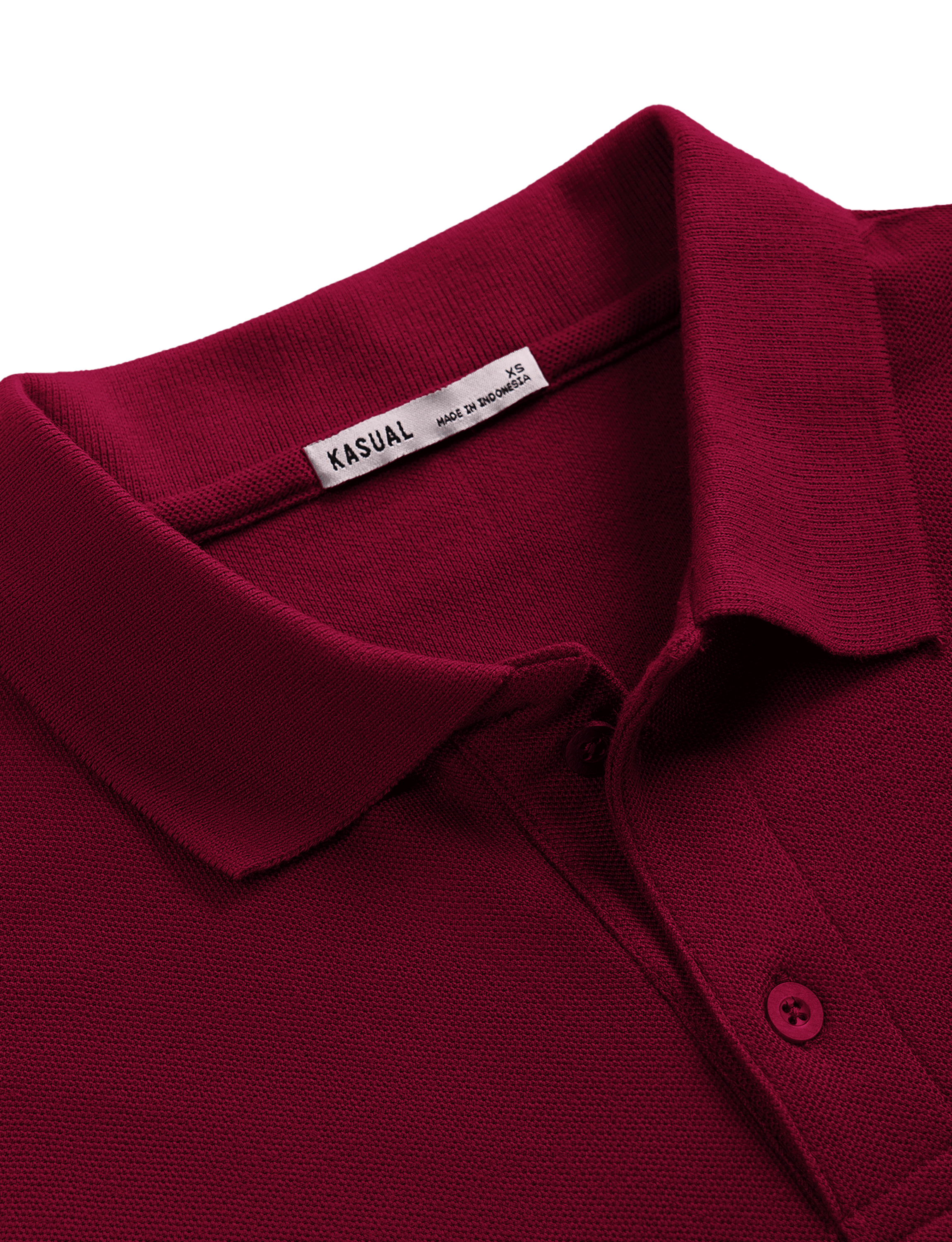 Kasual Rise Polo Maroon