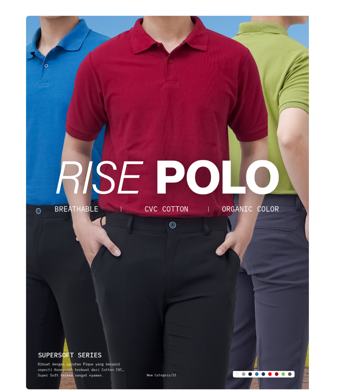 Rise Polo Forest Green - foto 5