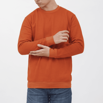 Sweater Crewneck Copper Shirt