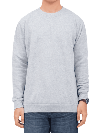 Sweater Crewneck Misty Grey Shirt