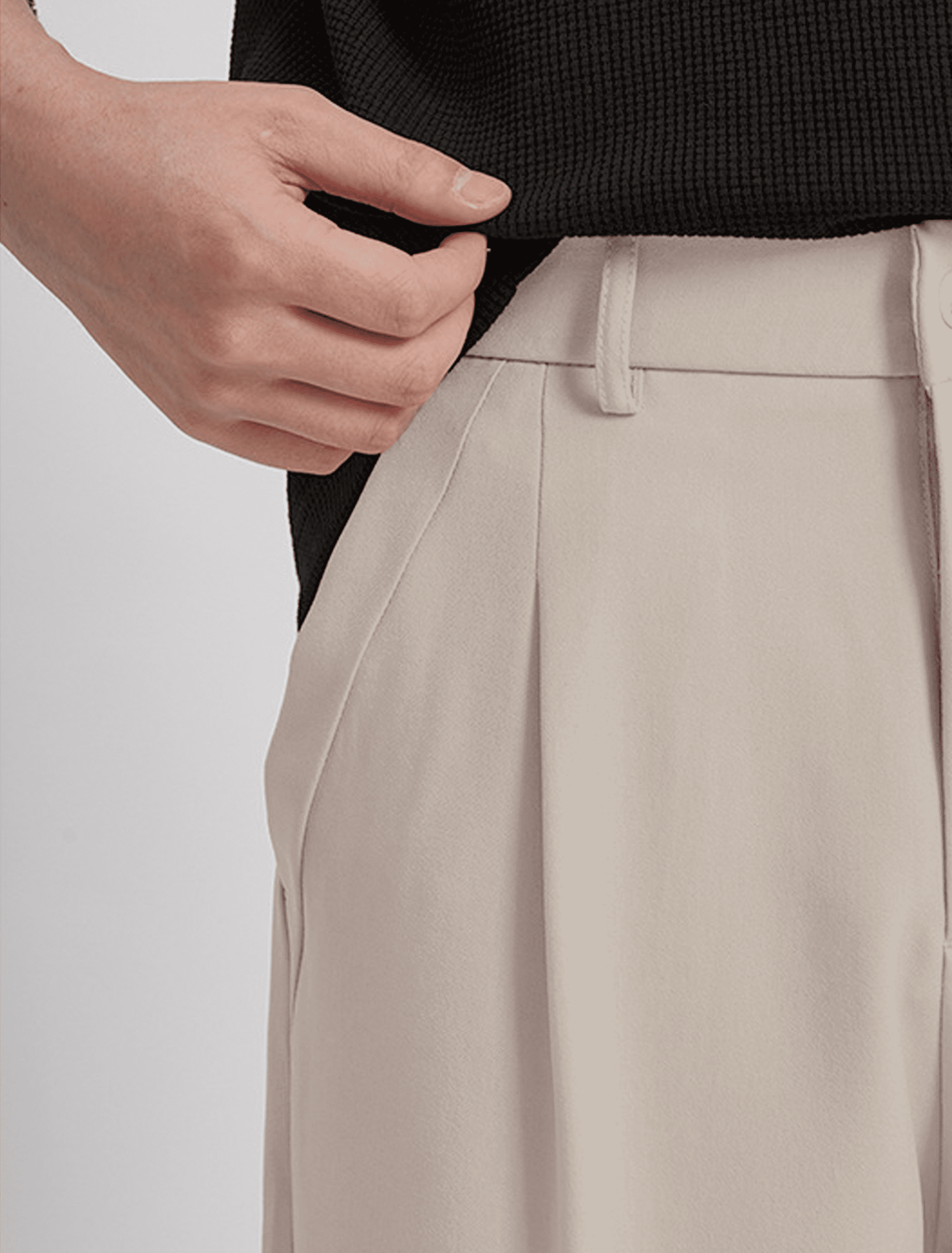 Celana Cream Prime Wide Pant - foto 4