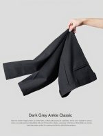 Celana Dark Grey Ankle Classic