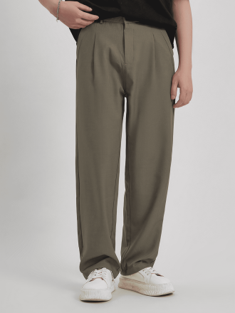 Celana Sage Brown Prime Wide Pant