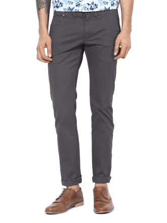 Celana Amber Dark Grey Chino