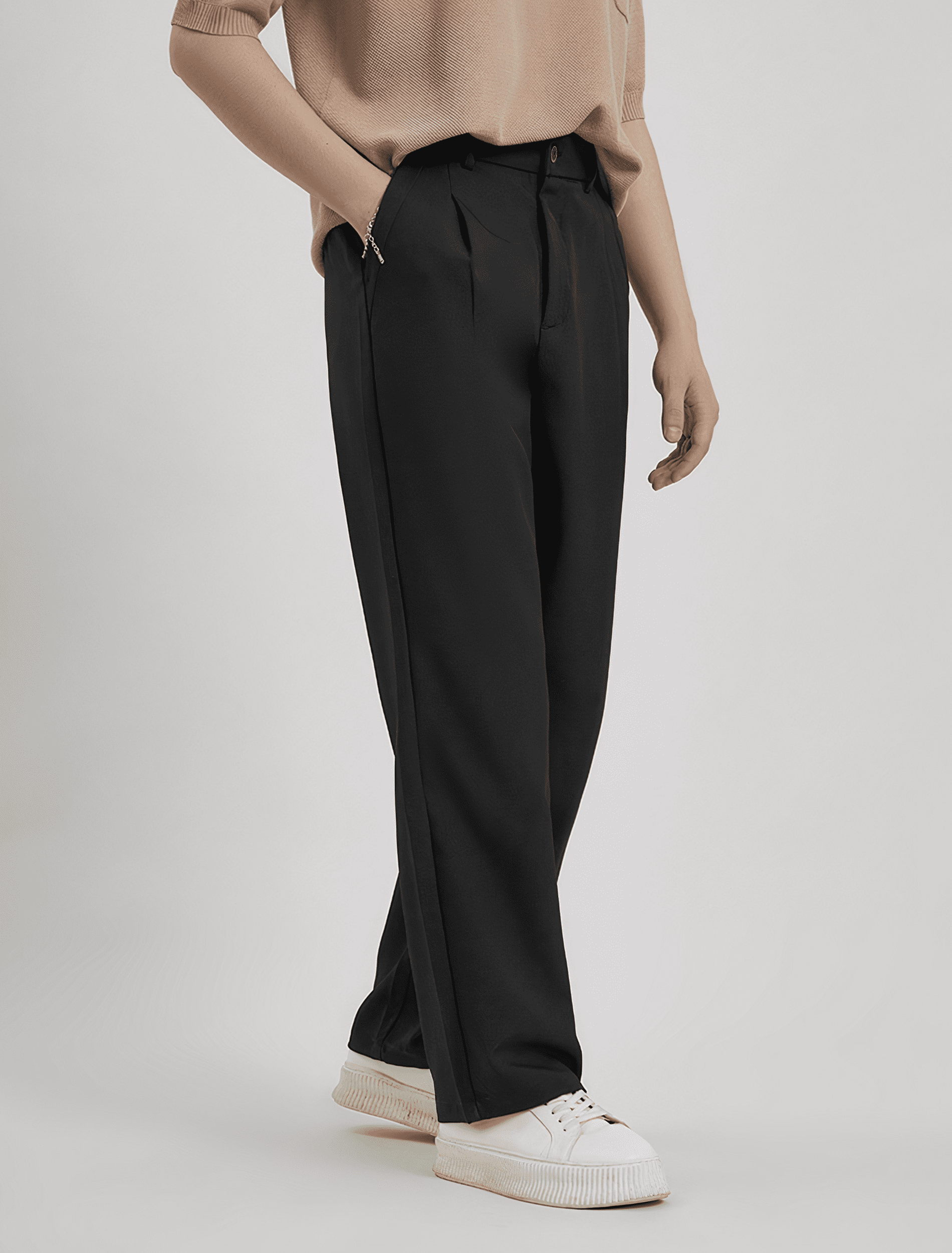 Black Prime Wide Pant