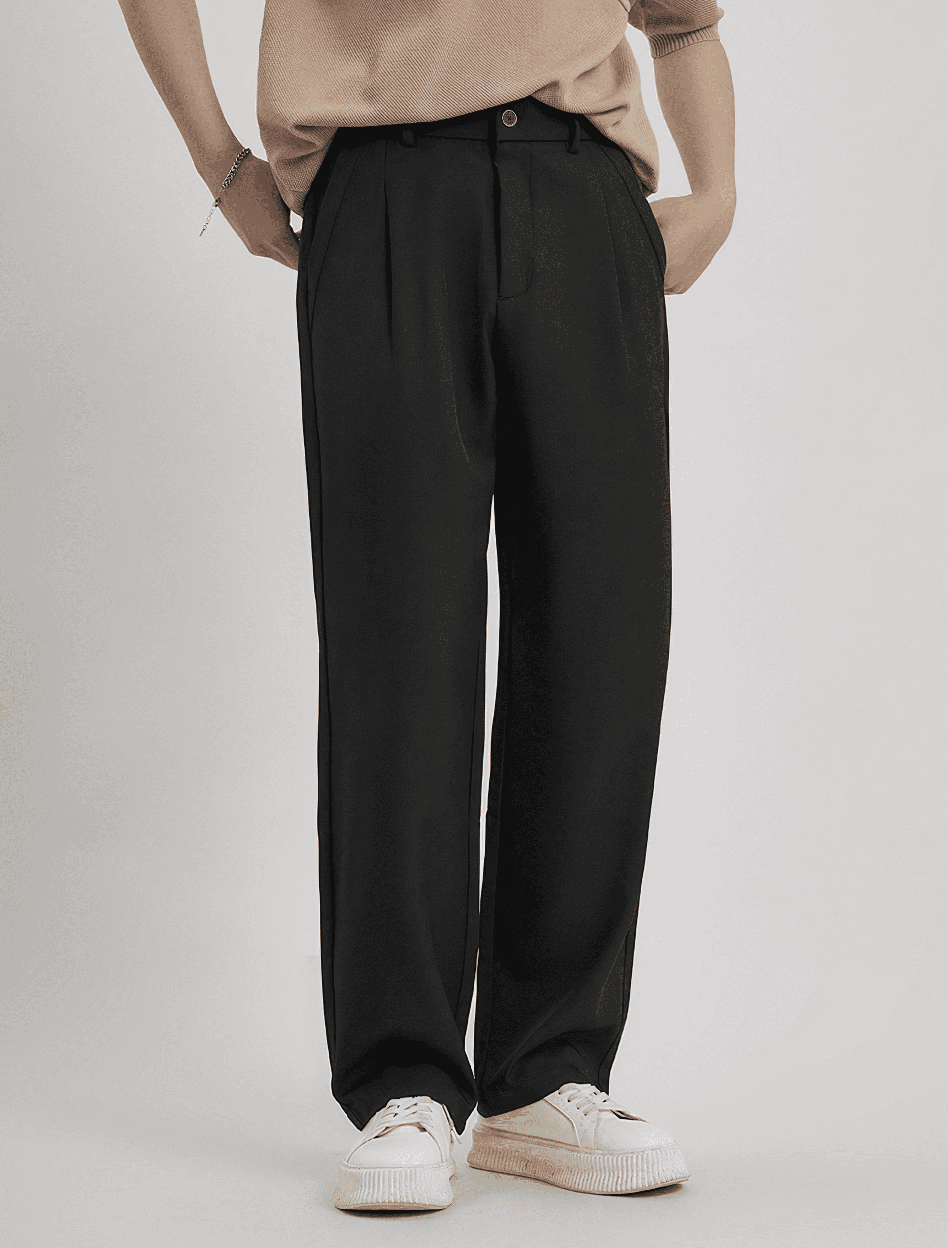 Black Prime Wide Pant