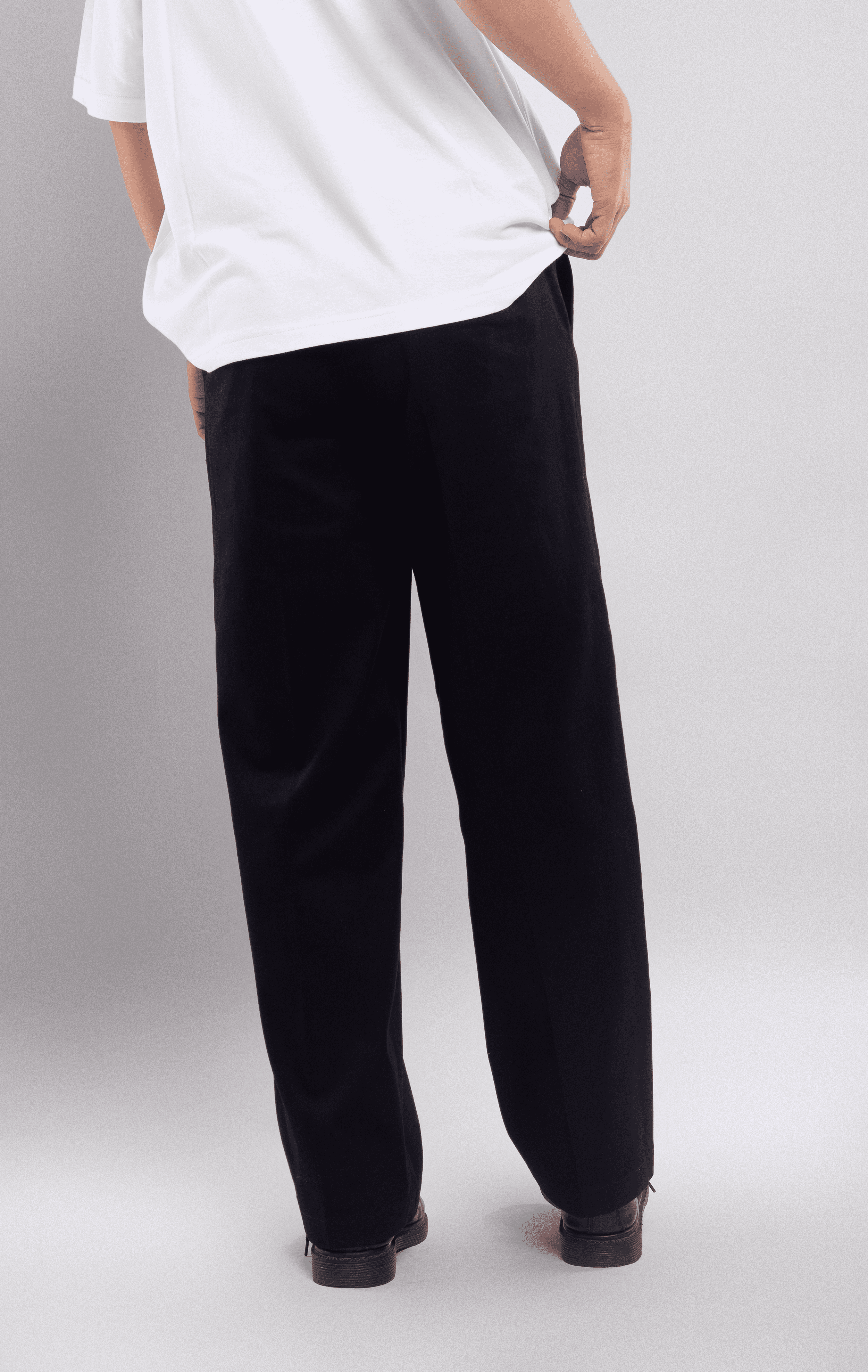 Celana Black Chino Wide Pant - foto 2