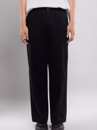 Celana Black Chino Wide Pant