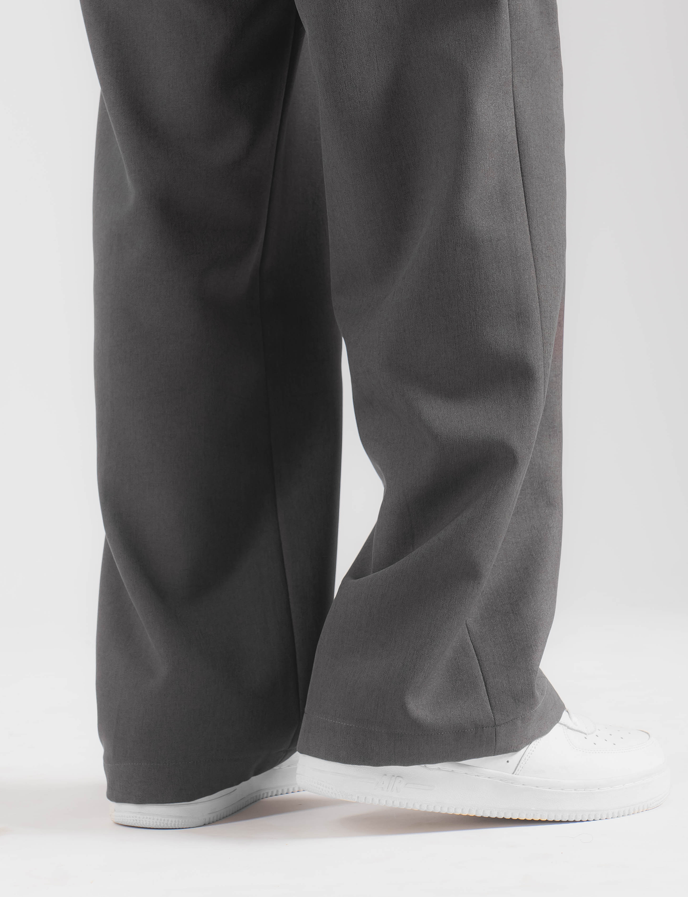 Kasual Dark Grey Wide Prime Pant