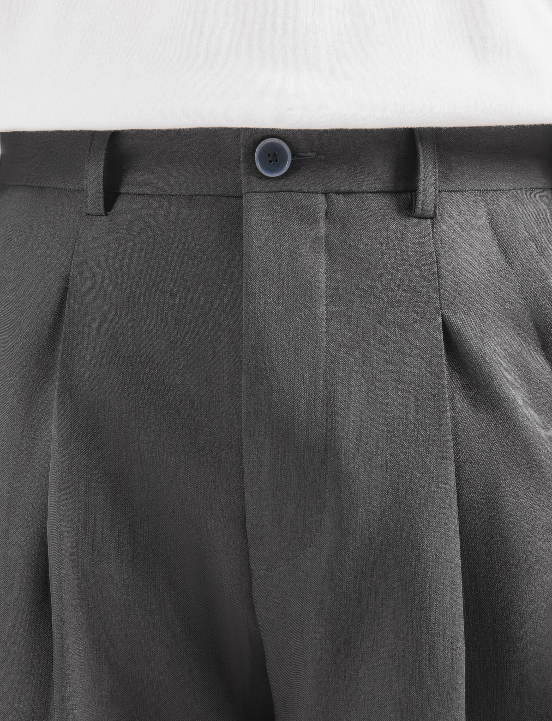 Kasual Dark Grey Wide Prime Pant