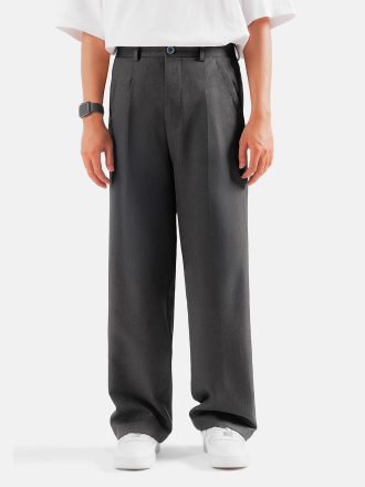 Kasual Dark Grey Wide Prime Pant