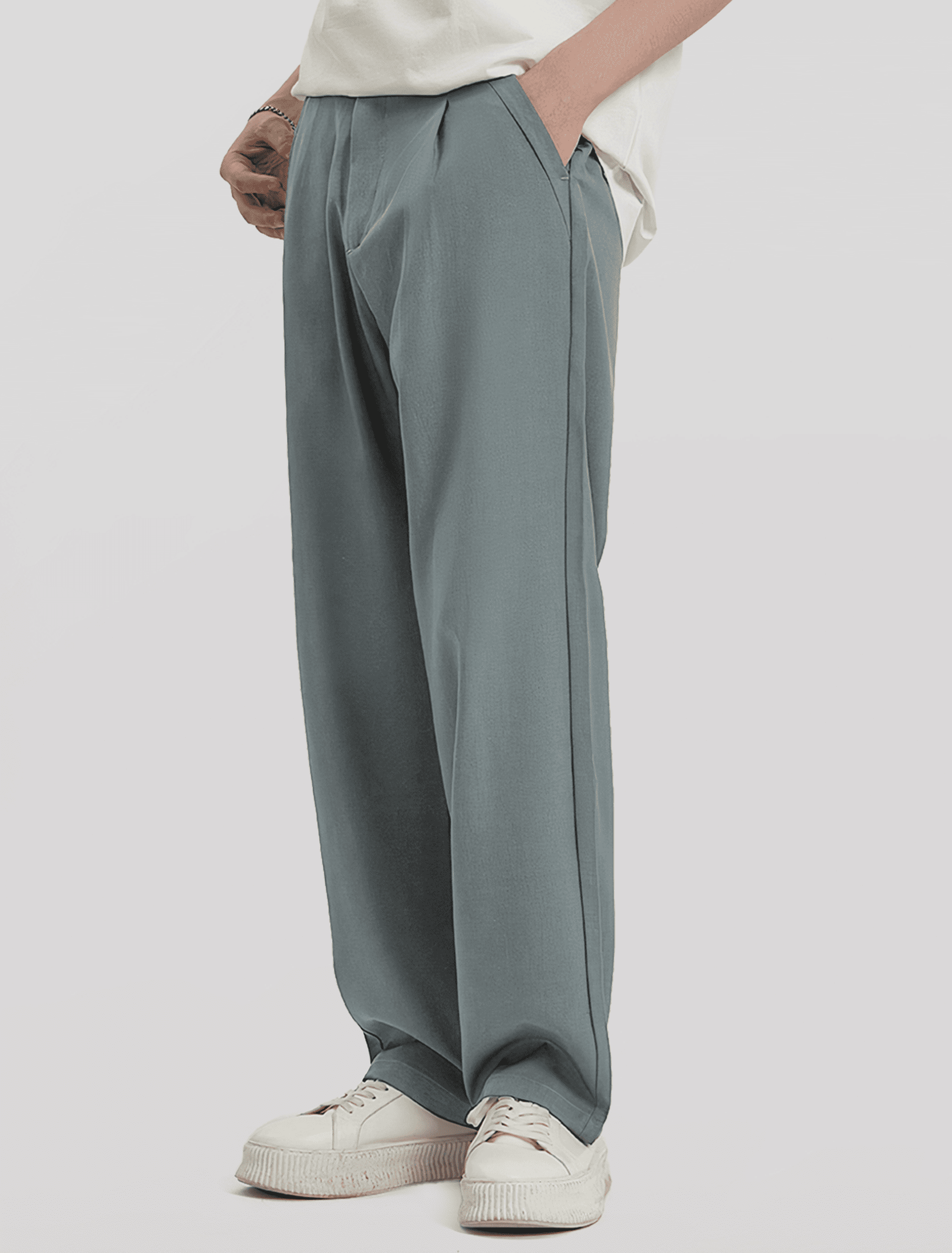 Grey Prime Wide Pant