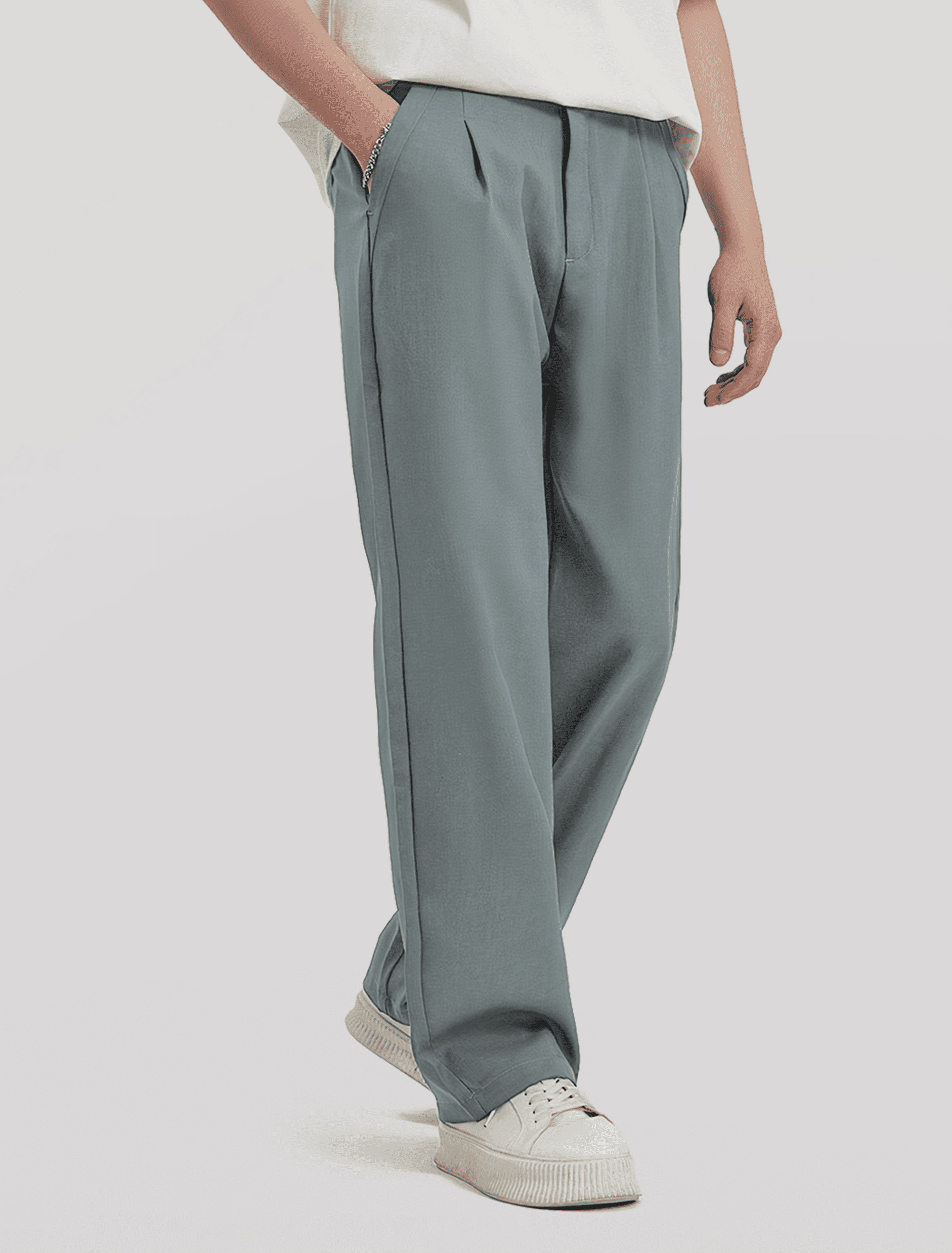 Grey Prime Wide Pant
