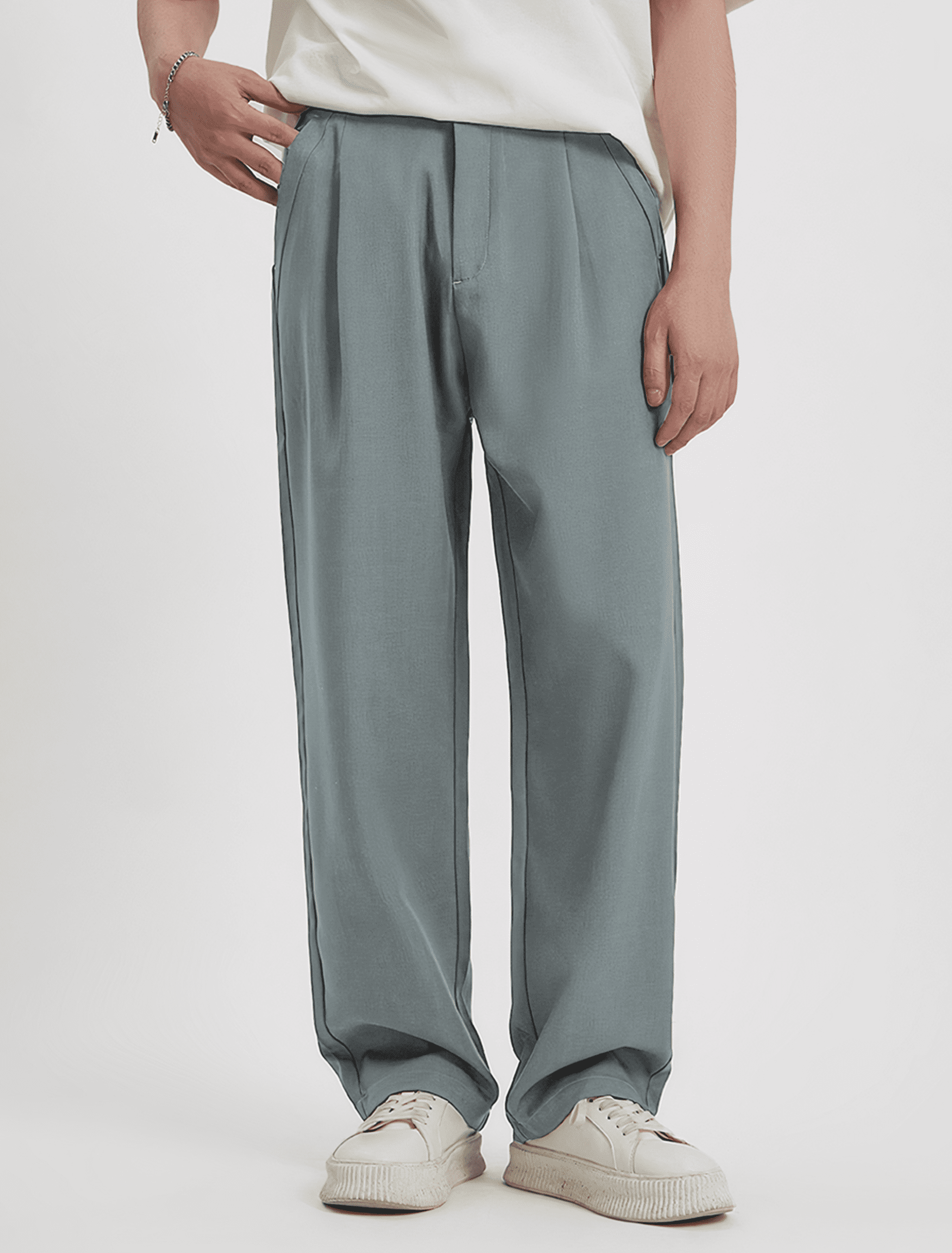 Grey Prime Wide Pant