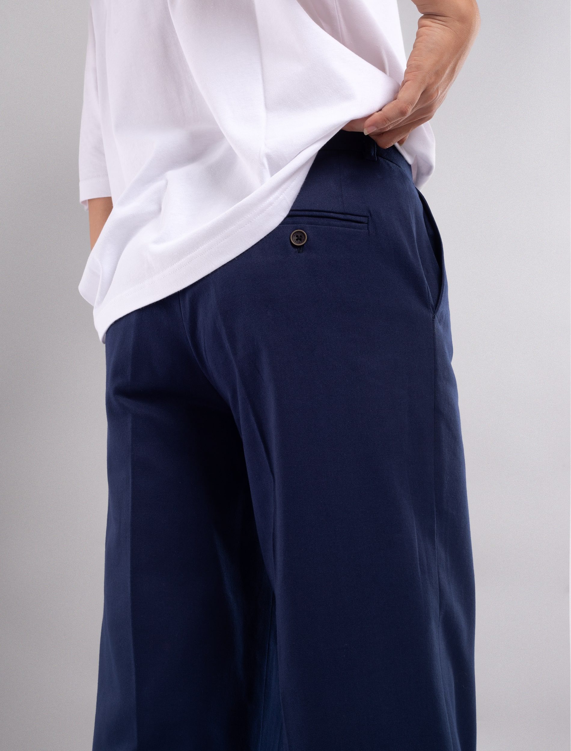 Celana Royal Navy Chino Wide Pant - foto 4