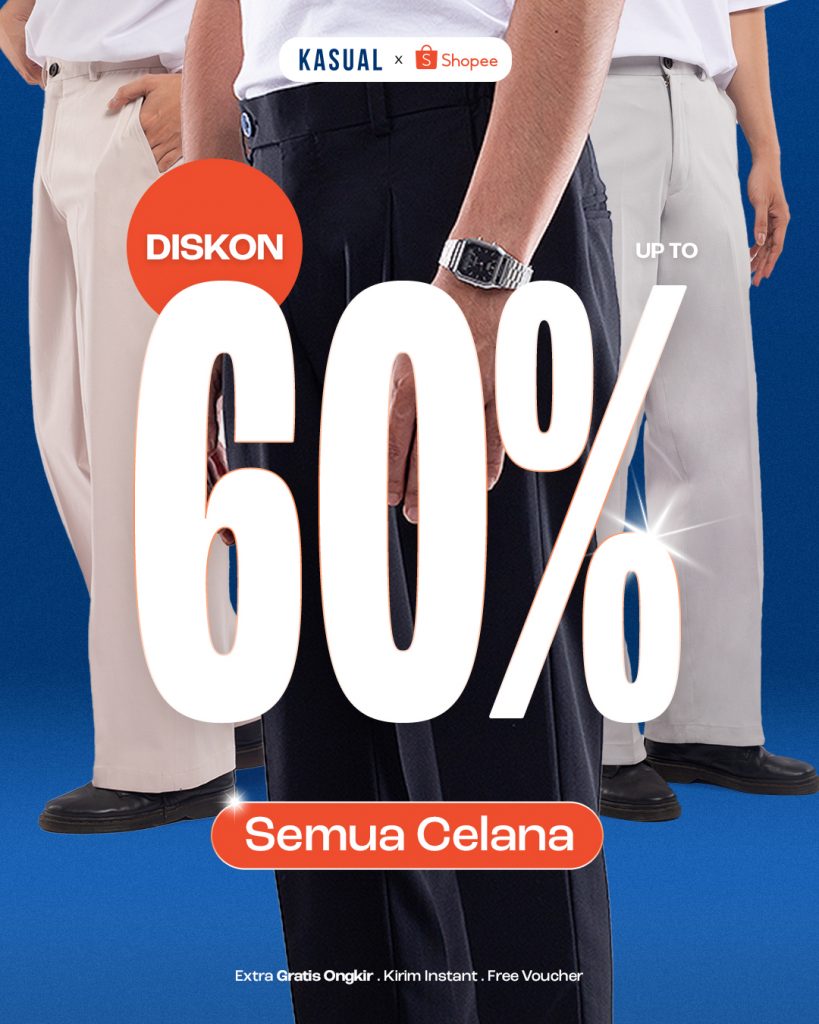 4×5 Diskon 60% celana
