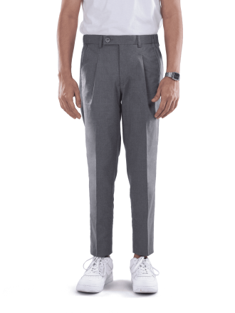 Celana Grey Smart Waist Ankle Pant