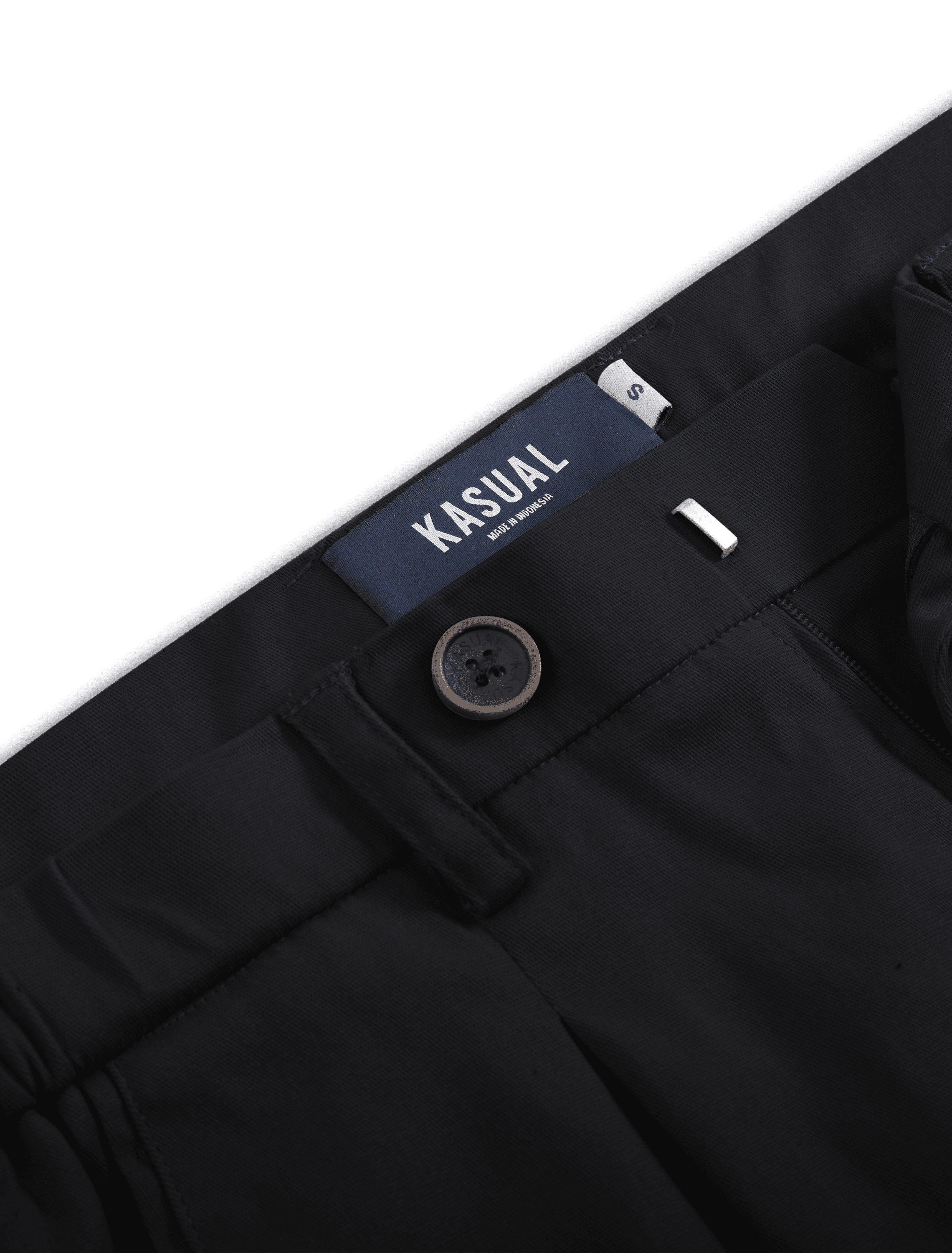 Celana Black Smart Waist Ankle Chino - foto 4